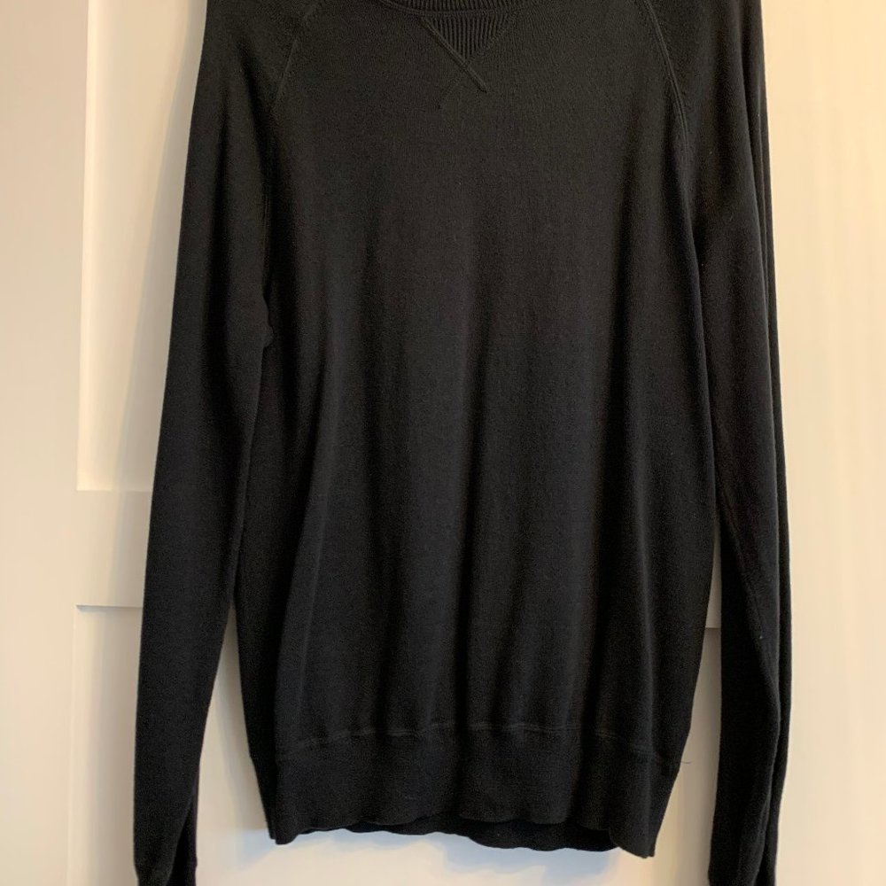 NWOT Men's The Rail Navy Cotton Sweater Size S